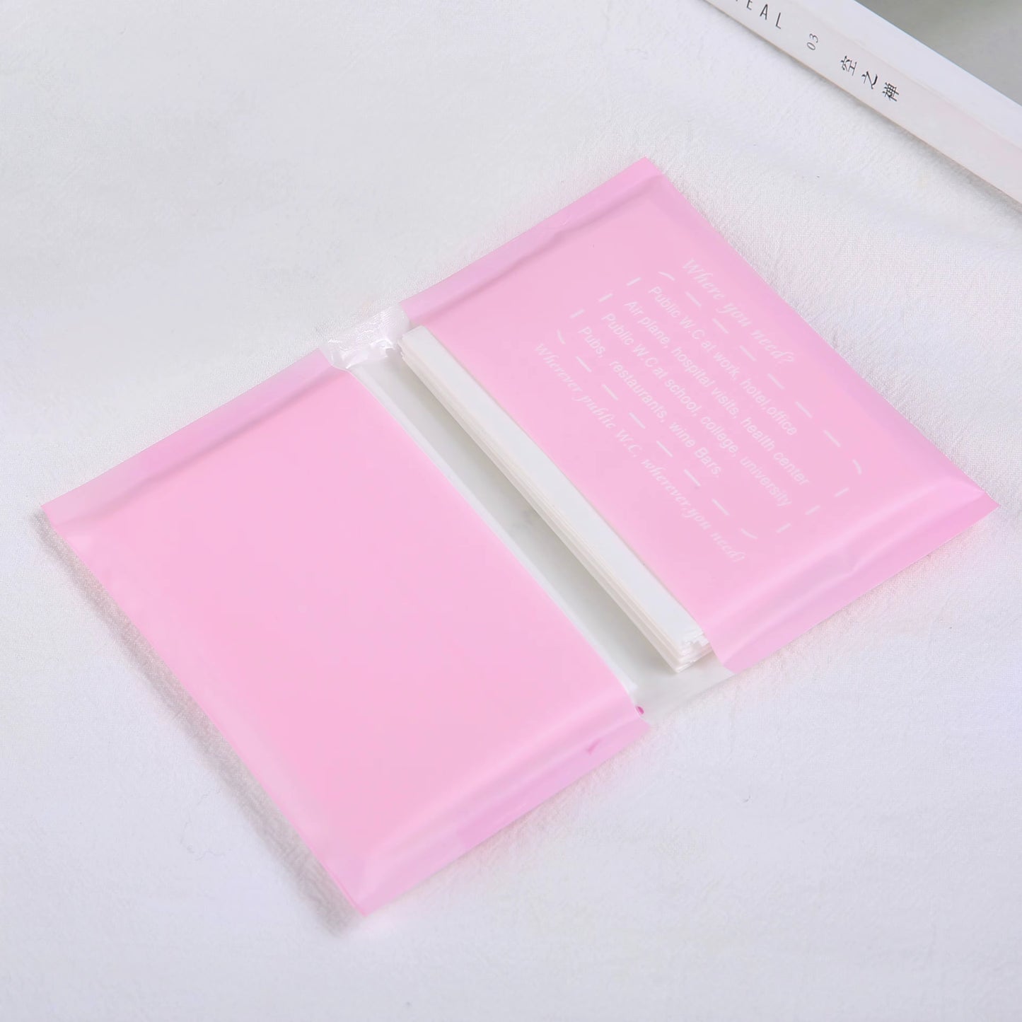 Pack de 10 Housses de Siège de Toilette Jetables en Papier